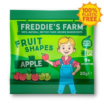 Freddie's Farm Fruit Shapes - Counter Display Unit Apple__Apple / 16 x 20g 1
