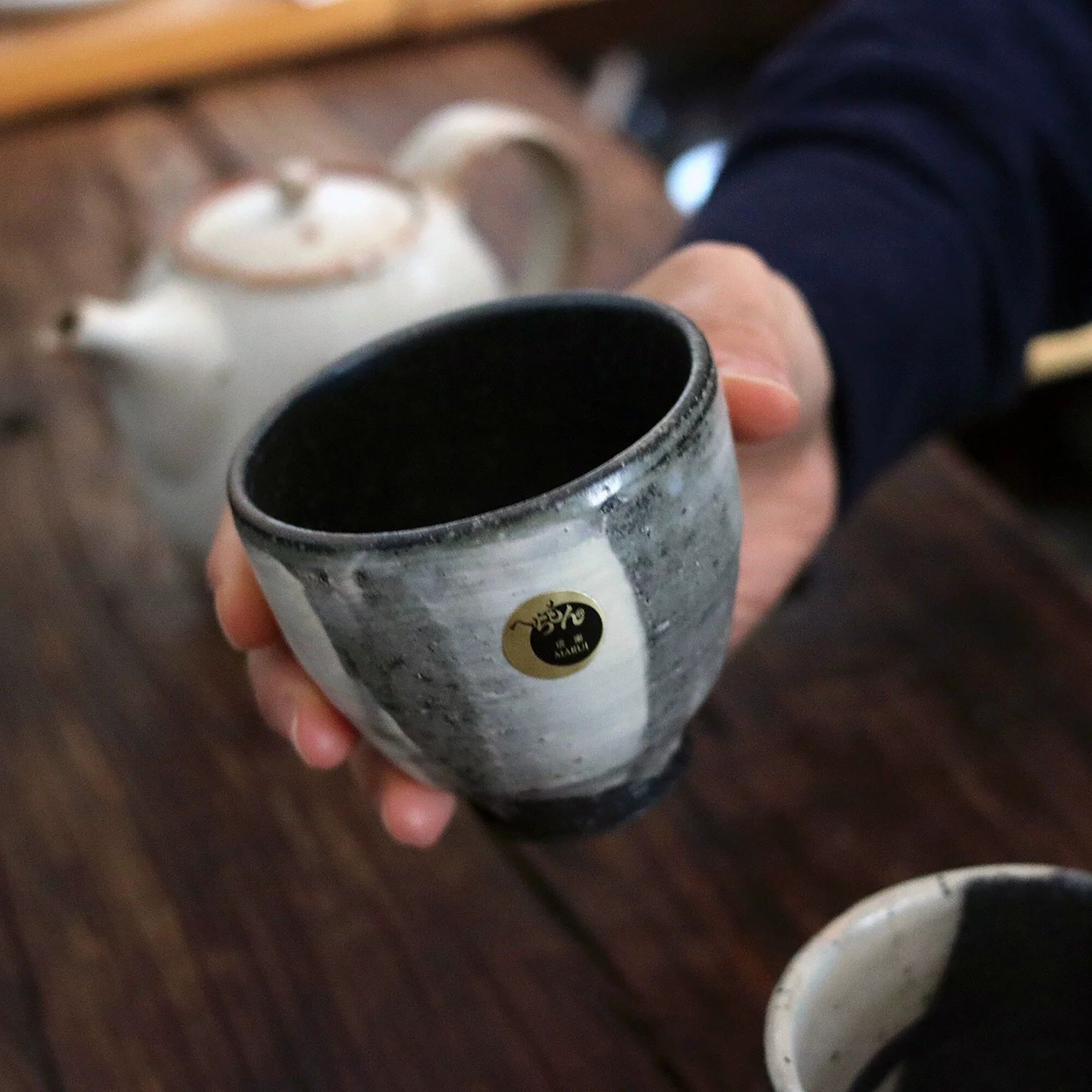 Shigaraki ceramic yunomi cup