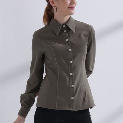 Bluse Damen Ivy Khaki