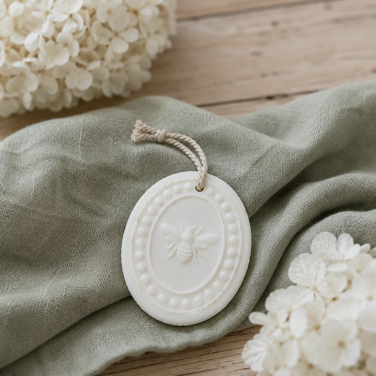 Rice Milk scented hanging diffuser – handcrafted room fragrance for wardrobe