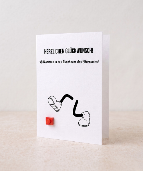 Parenthood Postal Card – Building Brick LEGO