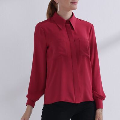 Blusa Mujer Mira Rojo