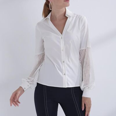 Bluse Damen Siena Weiß