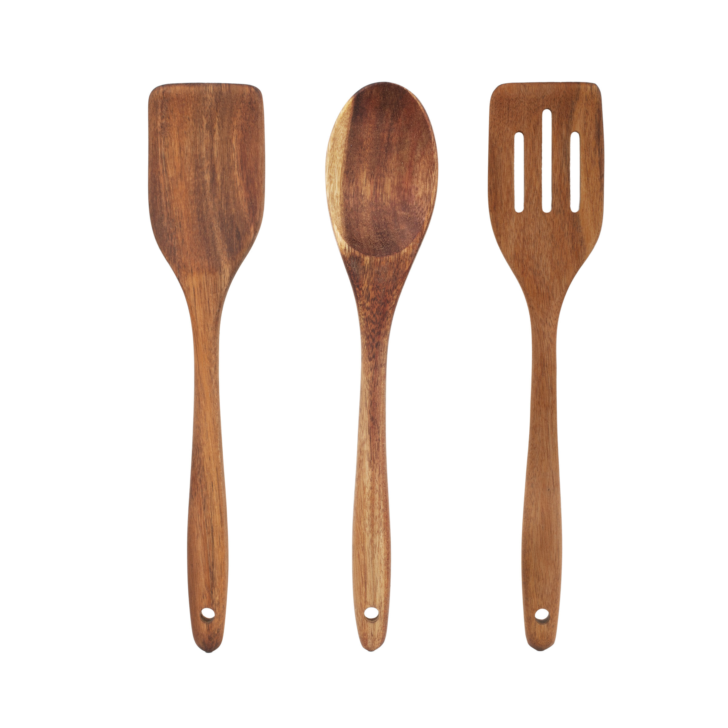 Emile - 3 acacia wood utensils