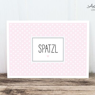 Postcard: Spatzl