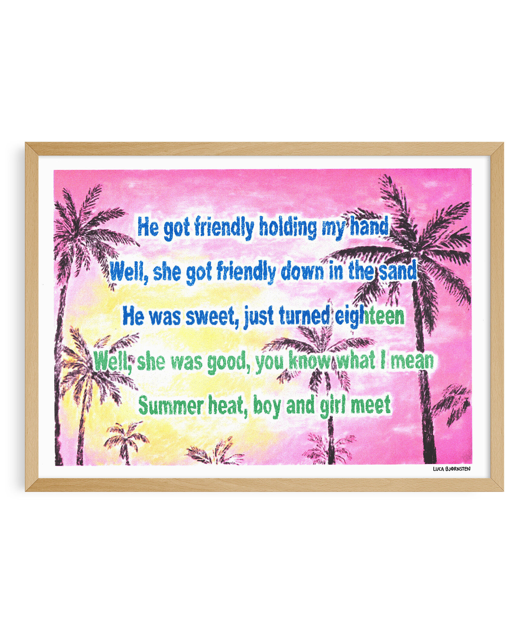 A3 Poster – Luca Bjørnsten – Karaoke