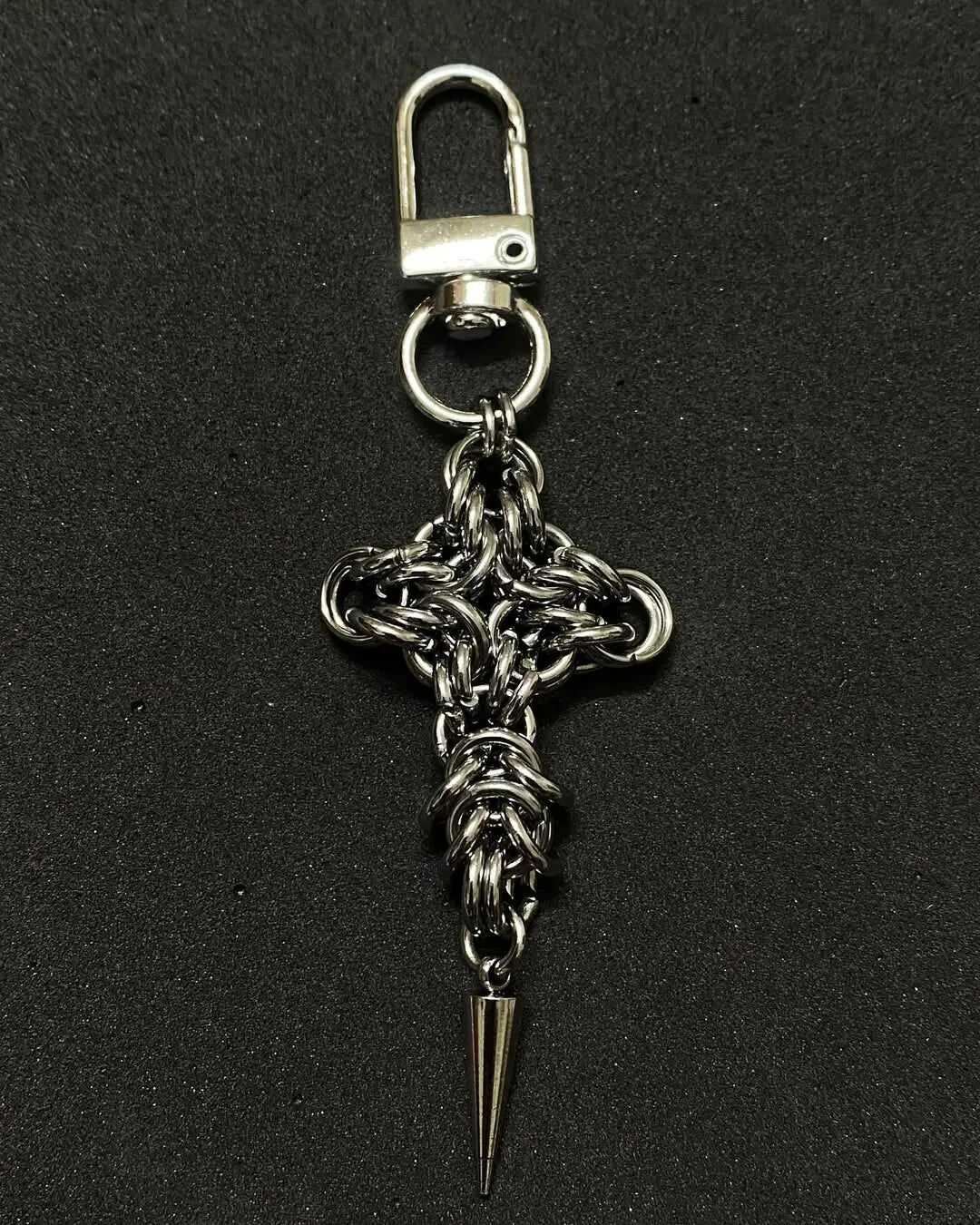 Buy wholesale Abyss Sigil Chainmail Spike Keychain - Handmade