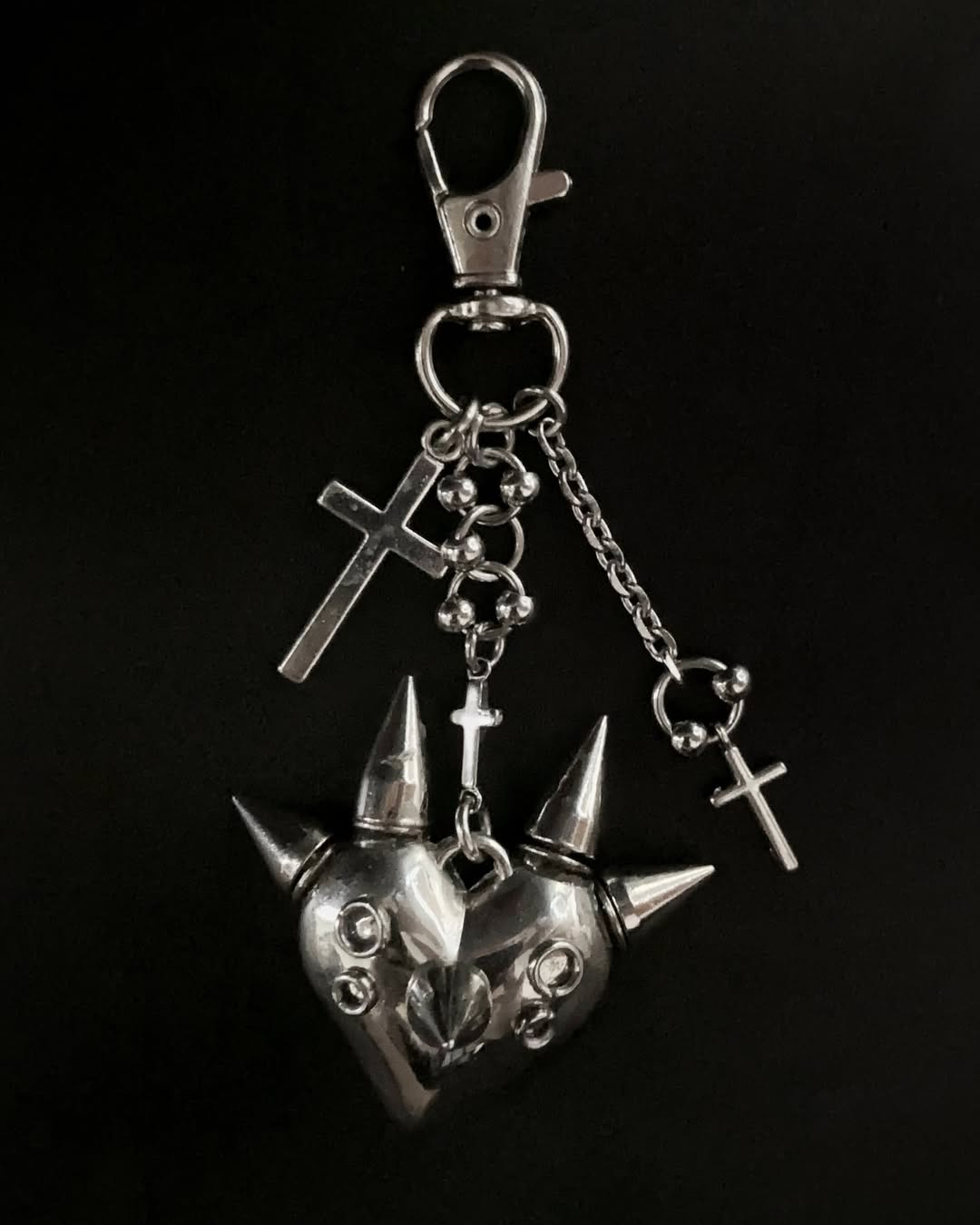 Buy wholesale Abyss Sigil Chainmail Spike Keychain - Handmade