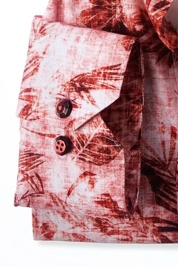 Chemise Homme Hawaii Rouge 6