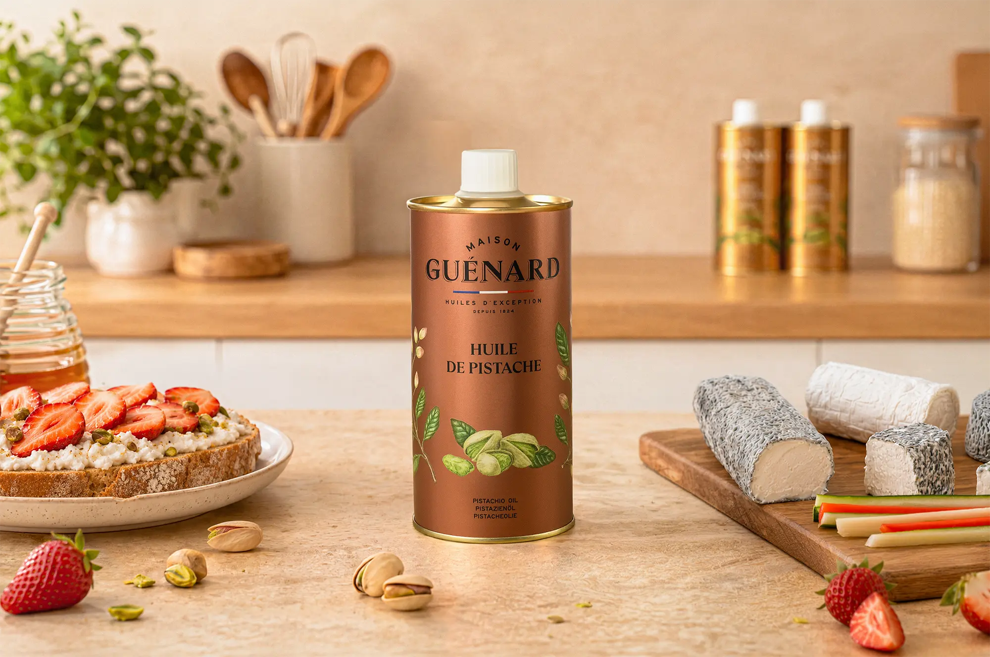 Aceite de pistacho - botella de 50 cl