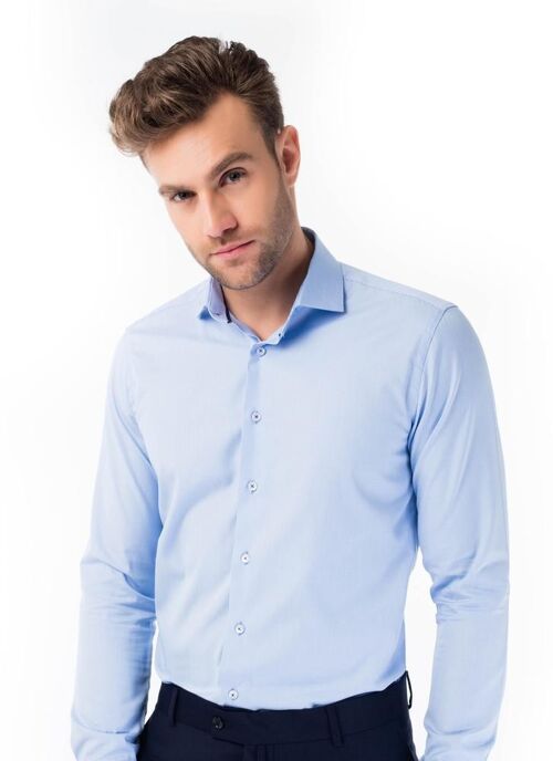 Shirt Men Timeless Light Blue