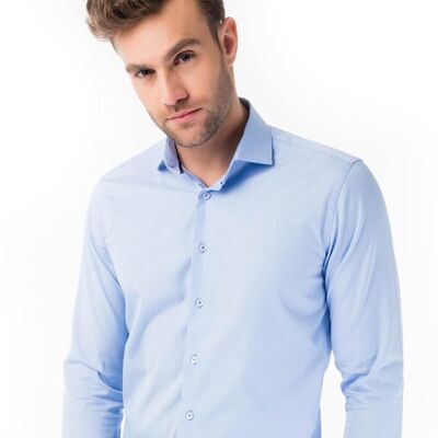 Camicia Uomo Timeless Azzurro