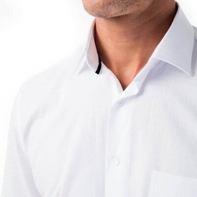 Chemise Homme Blanche Manches Courtes