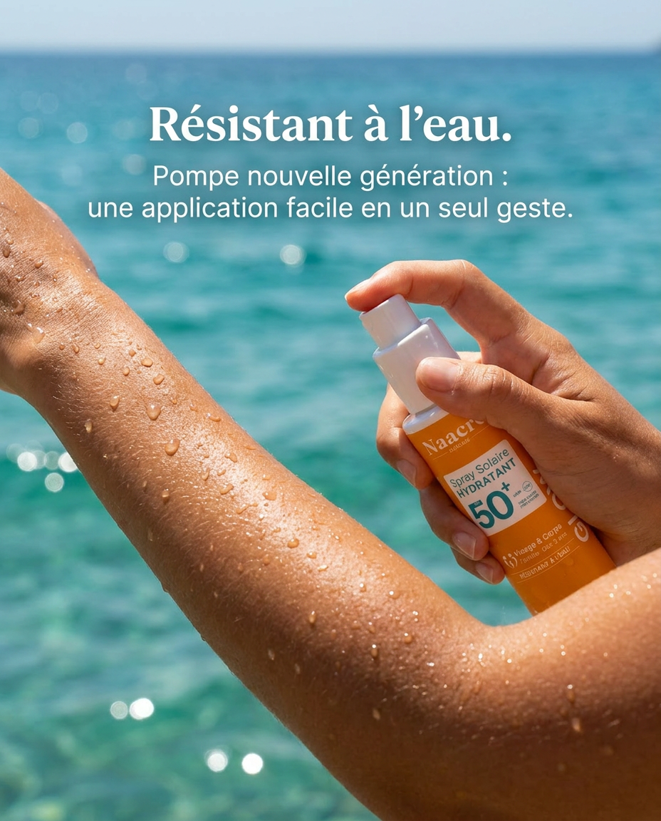GLOW SPF50+ Moisturizing Sunscreen Spray Tester