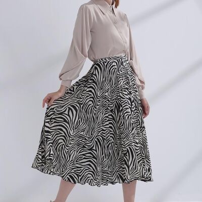 Skirt Midi Zebra