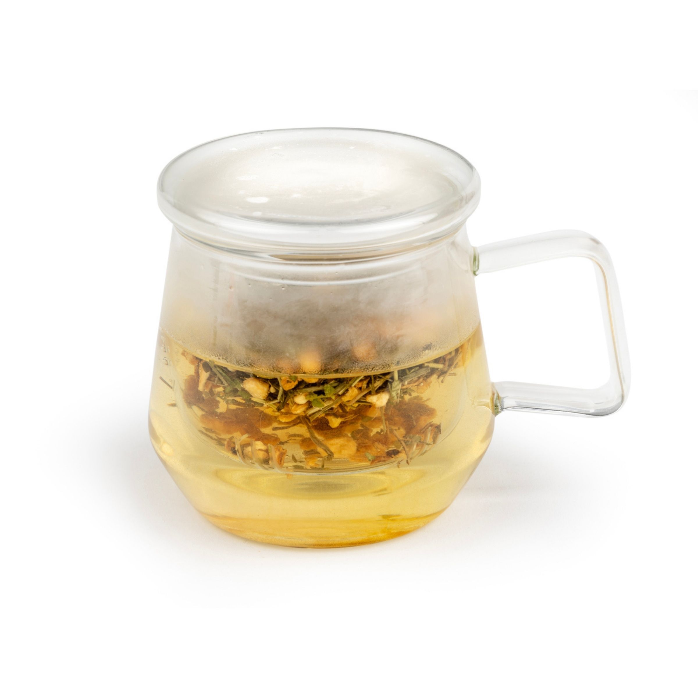 Livorno - Individual clear glass teapot