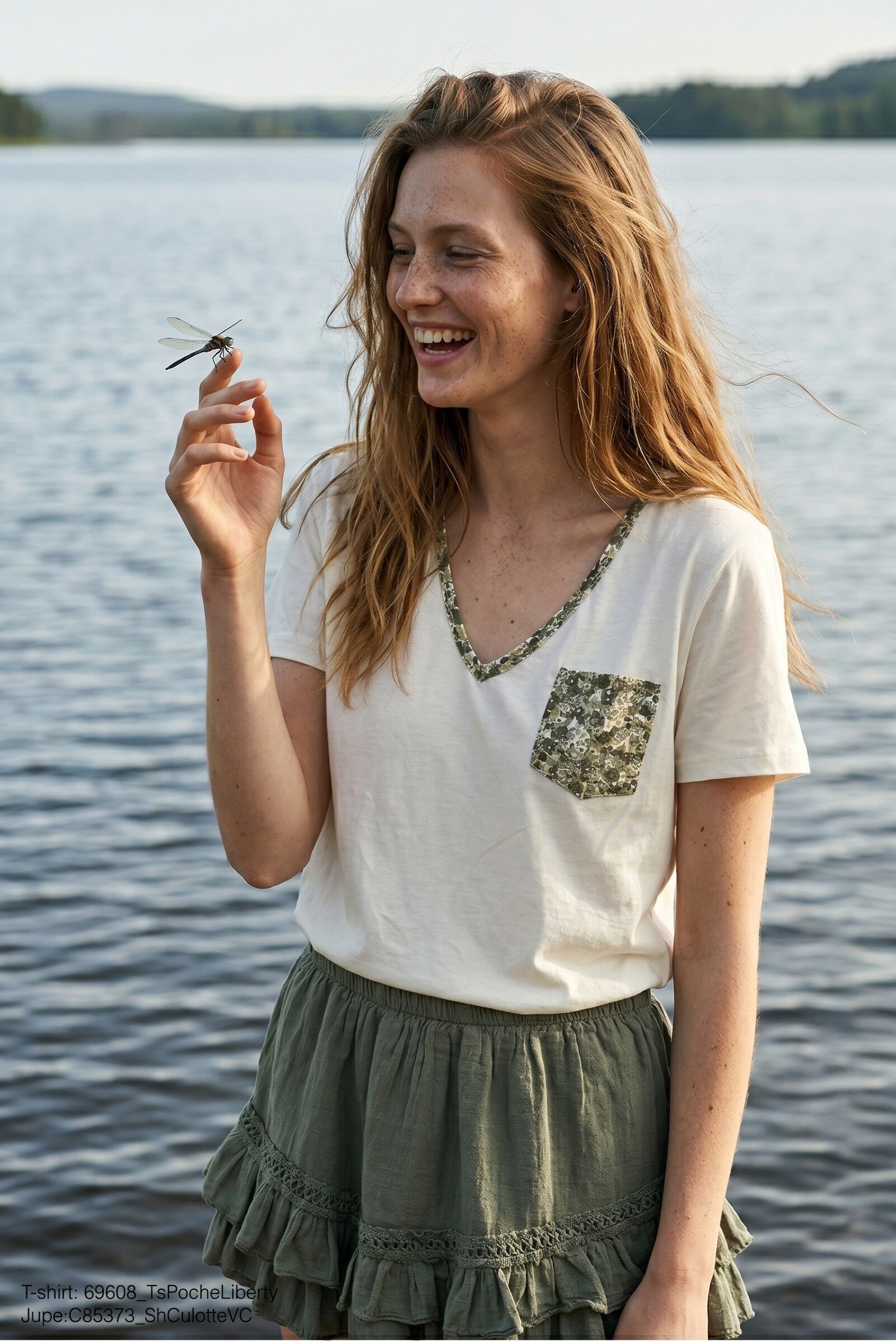 Liberty Print Pocket T-Shirt