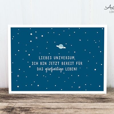 Postkarte: Universum