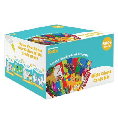 Paquete de manualidades gigante para niños Craft Label