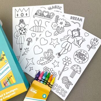 Craft Label Kids Colorez vos propres autocollants - Fairy Princess 4