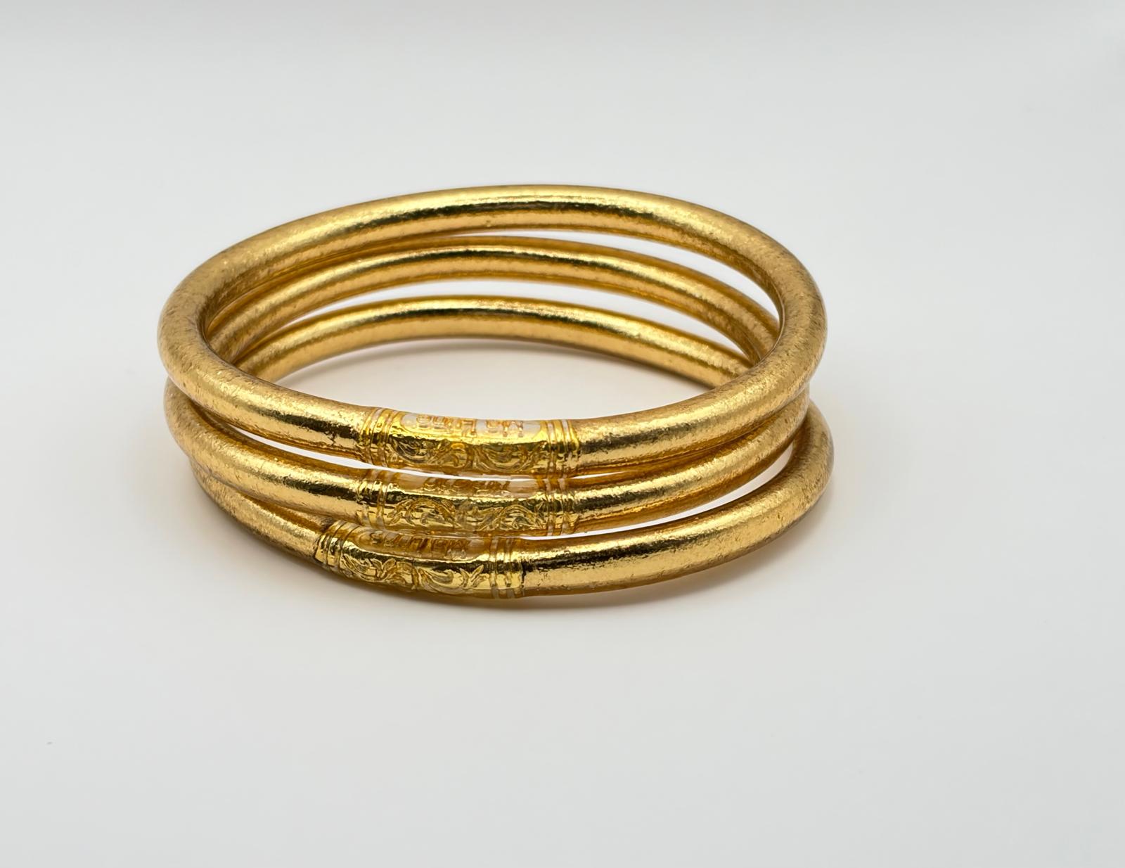 JONC BOUDHHISTE 5 MM LIGHT GOLD