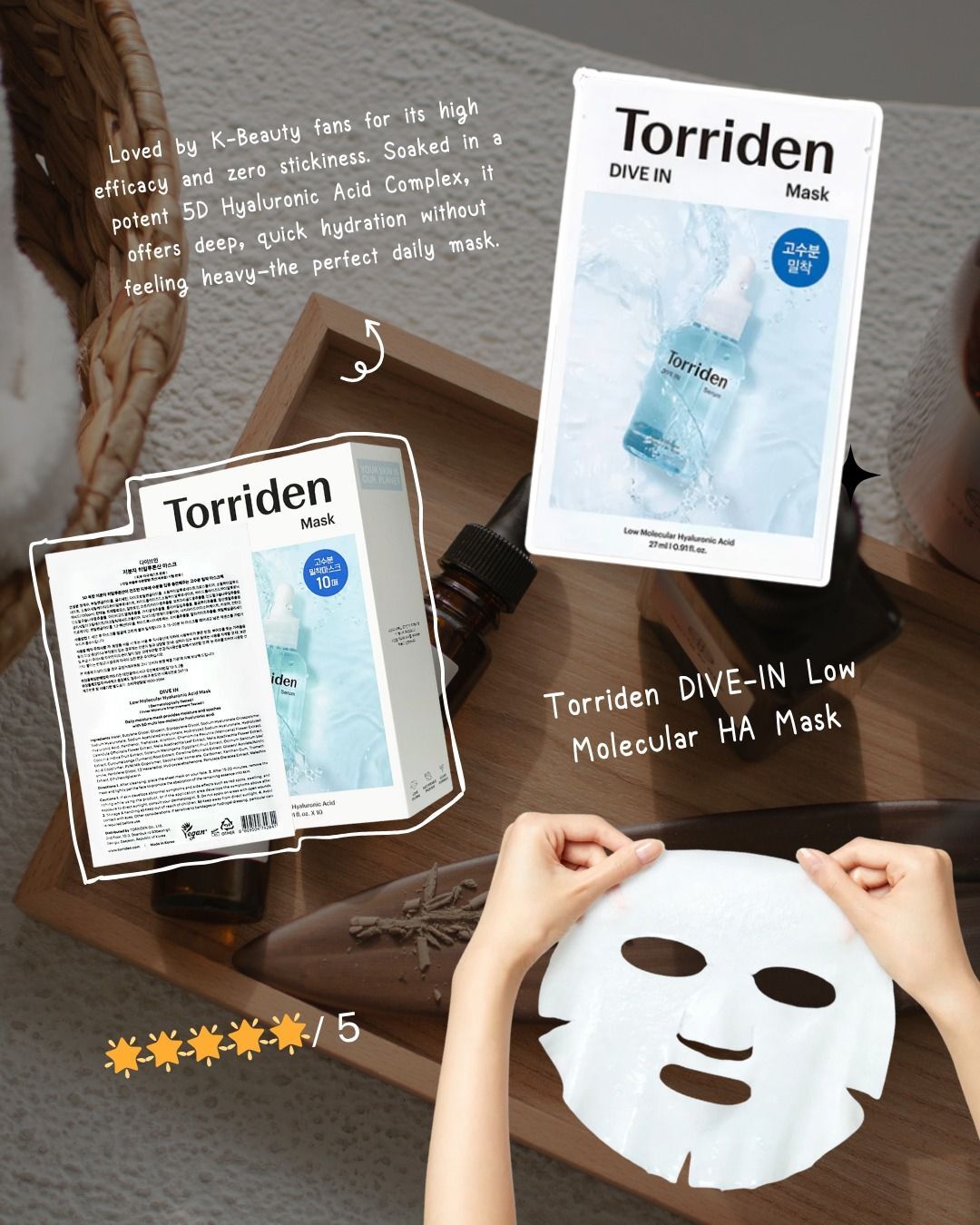 Torriden - Hyaluronic Acid Sheet Mask - 1 Piece