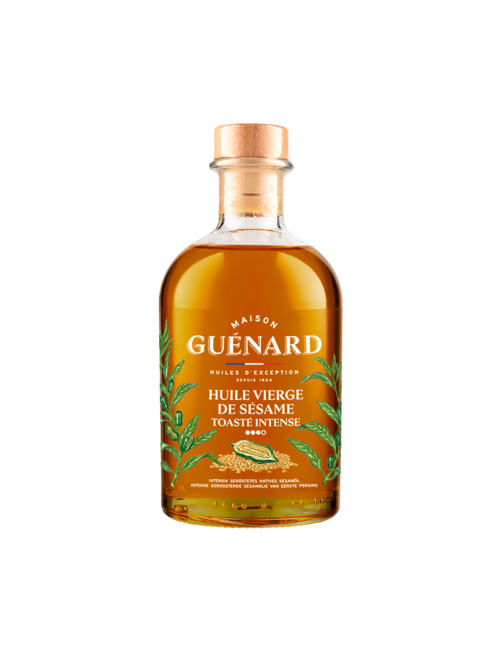 Intensely toasted sesame oil, 100% virgin - 24cl
