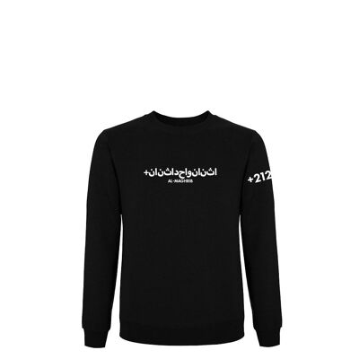 MAROCCO - Sweatshirt Schwarz Unisex