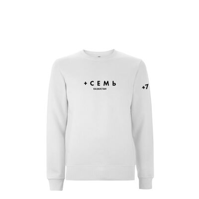 KASACHSTAN - Sweatshirt Weiß Unisex