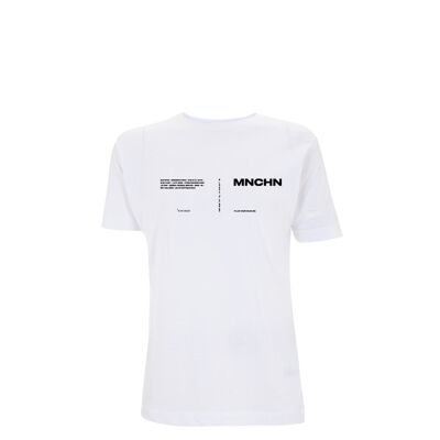 MÜNCHEN - T-Shirt Weiß Data Kollektion Unisex