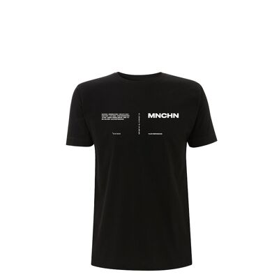 MÜNCHEN - T-Shirt Schwarz Data Kollektion Unisex