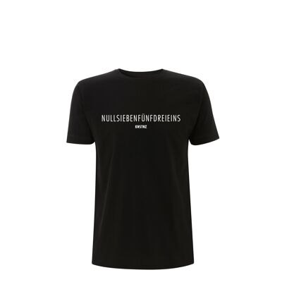 KONSTANZ- T-Shirt Schwarz Unisex