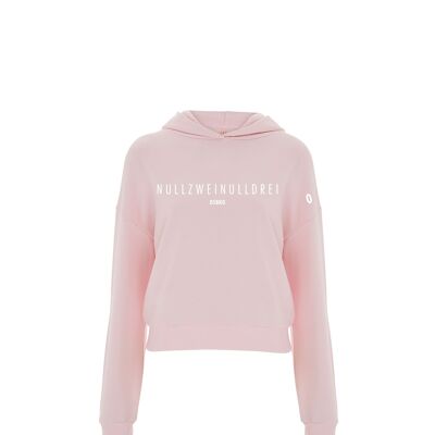 DUISBURG - Damen Hoodie Crop Rosa