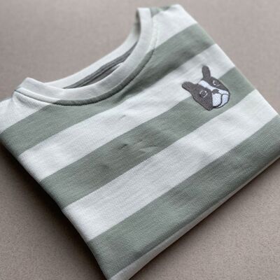 Basic Stripe Bulldog Menta