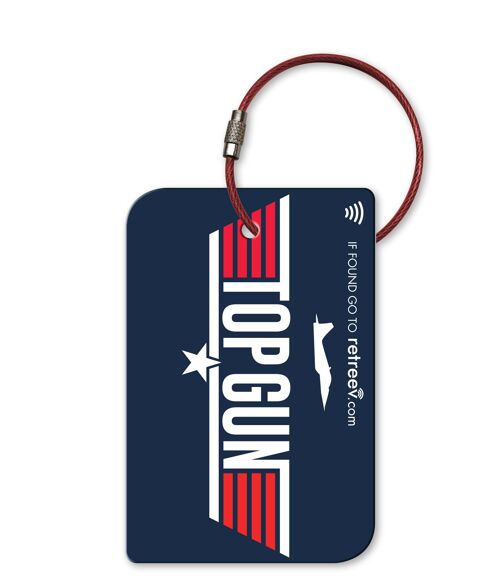 retreev™ Smart Luggage Tag | NFC & QR Code with Secure Messaging - TopGun