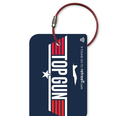 retreev™ Smart Luggage Tag | NFC & QR Code with Secure Messaging - TopGun