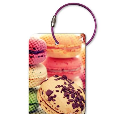 retreev™ Smart Luggage Tag | NFC & QR Code Tech with Secure Messaging - Macaron