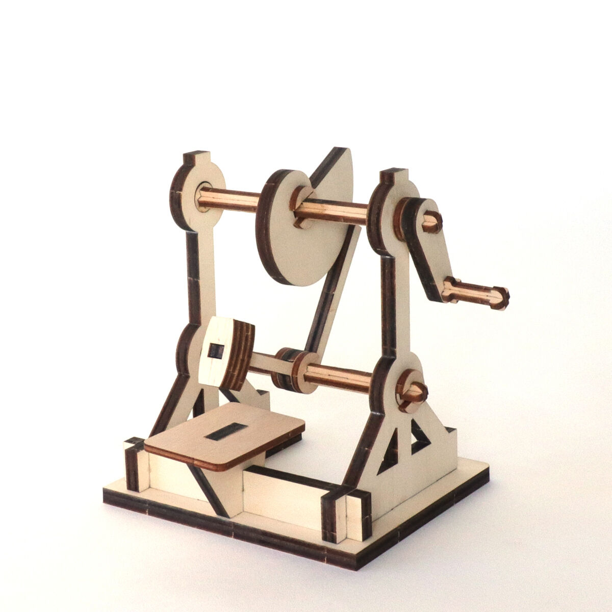 Marteau à cames de Léonard de Vinci - Gadget en bois à assembler