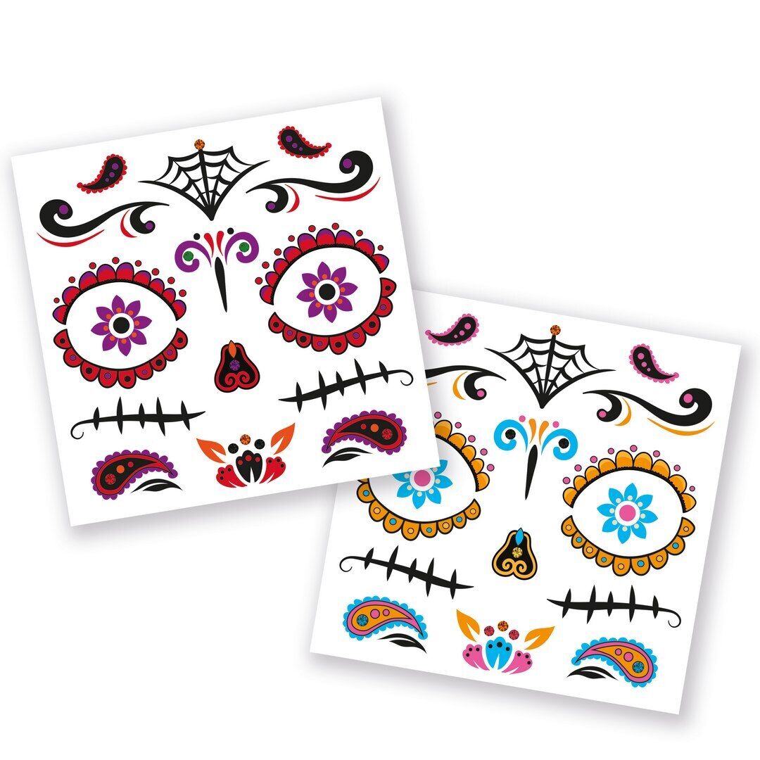 DOD sticker with glitter and rhinestones - 2 random designs