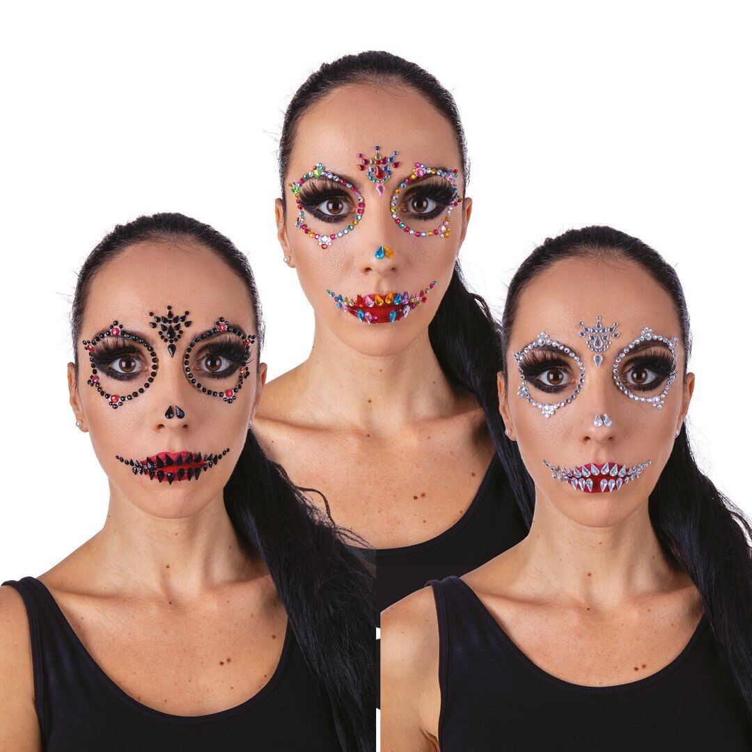 Halloween rhinestone stickers - random design - I