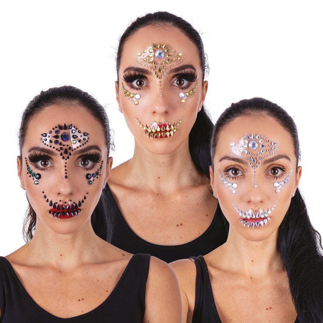 Halloween rhinestone stickers - random design - III