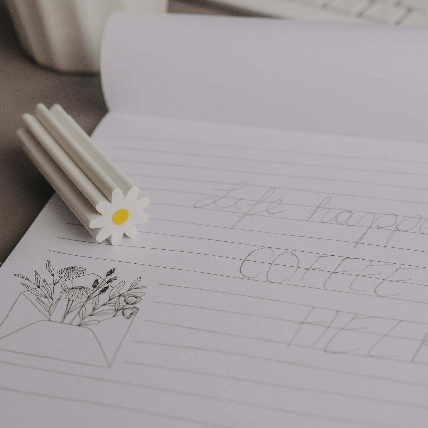 Daisy eraser (PU = 10 pcs.) ) 