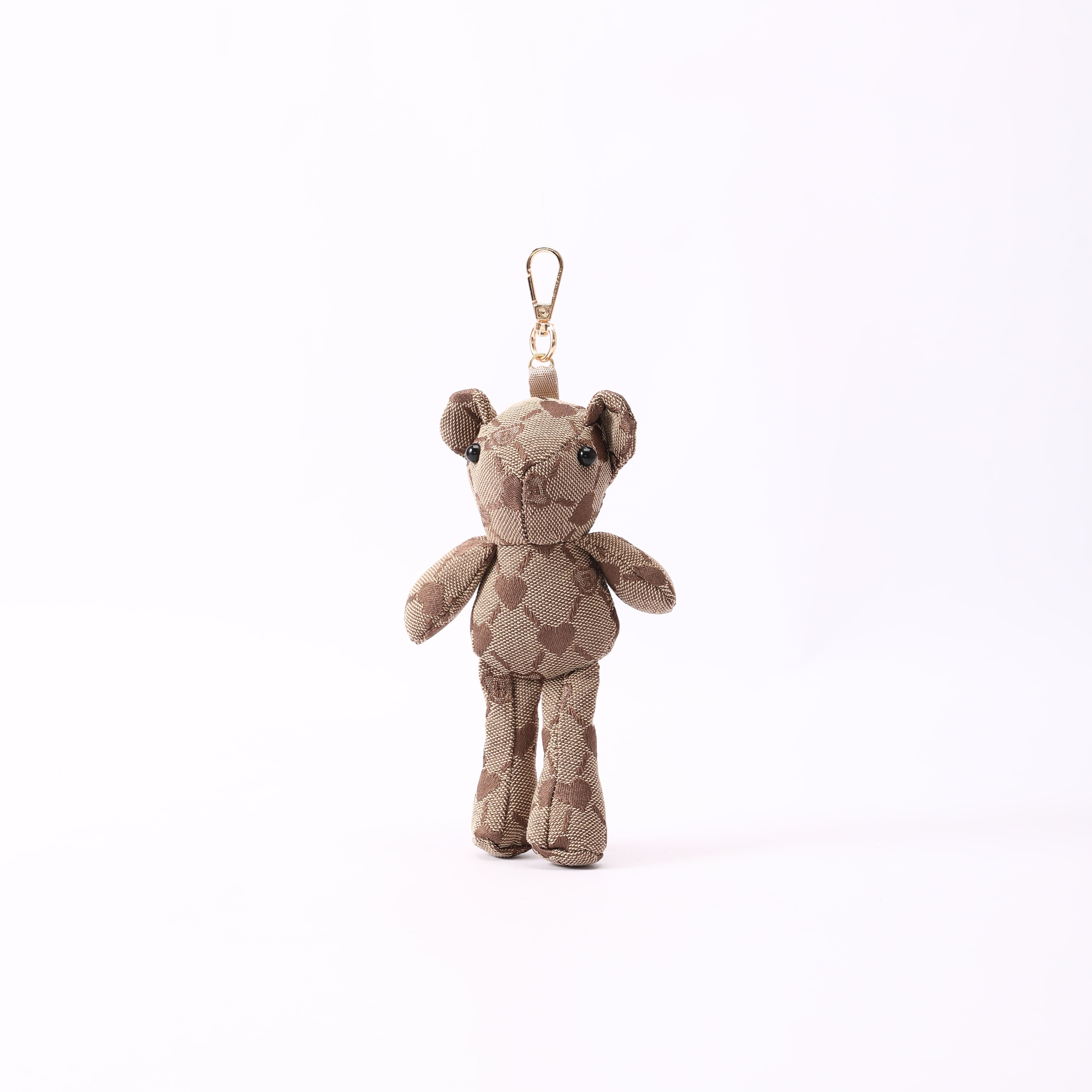 Signare London - B-Loved Bear Charm on Beige Monogram