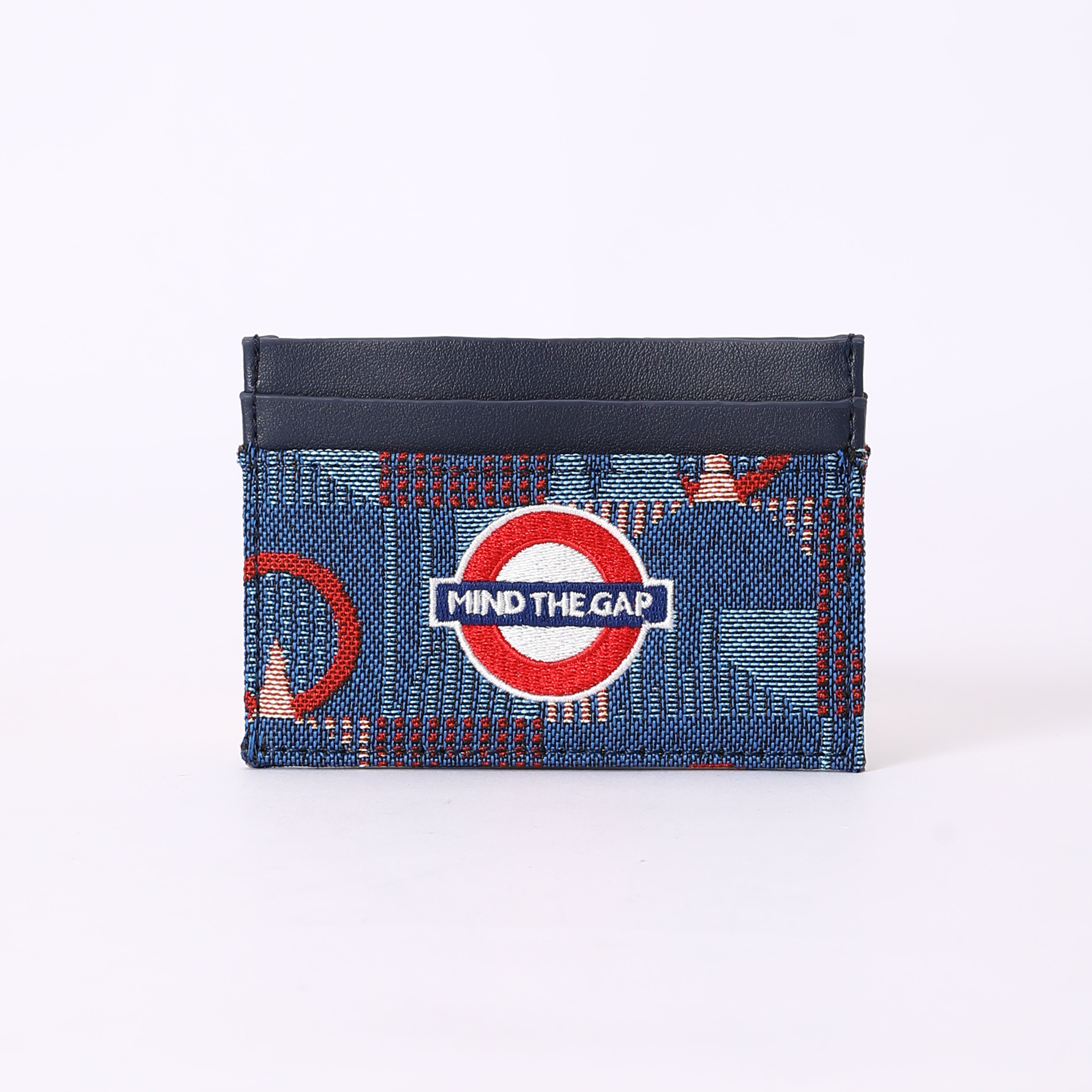 Signare London - Card Holder TFL Piccadilly Moquette Mind the Gap