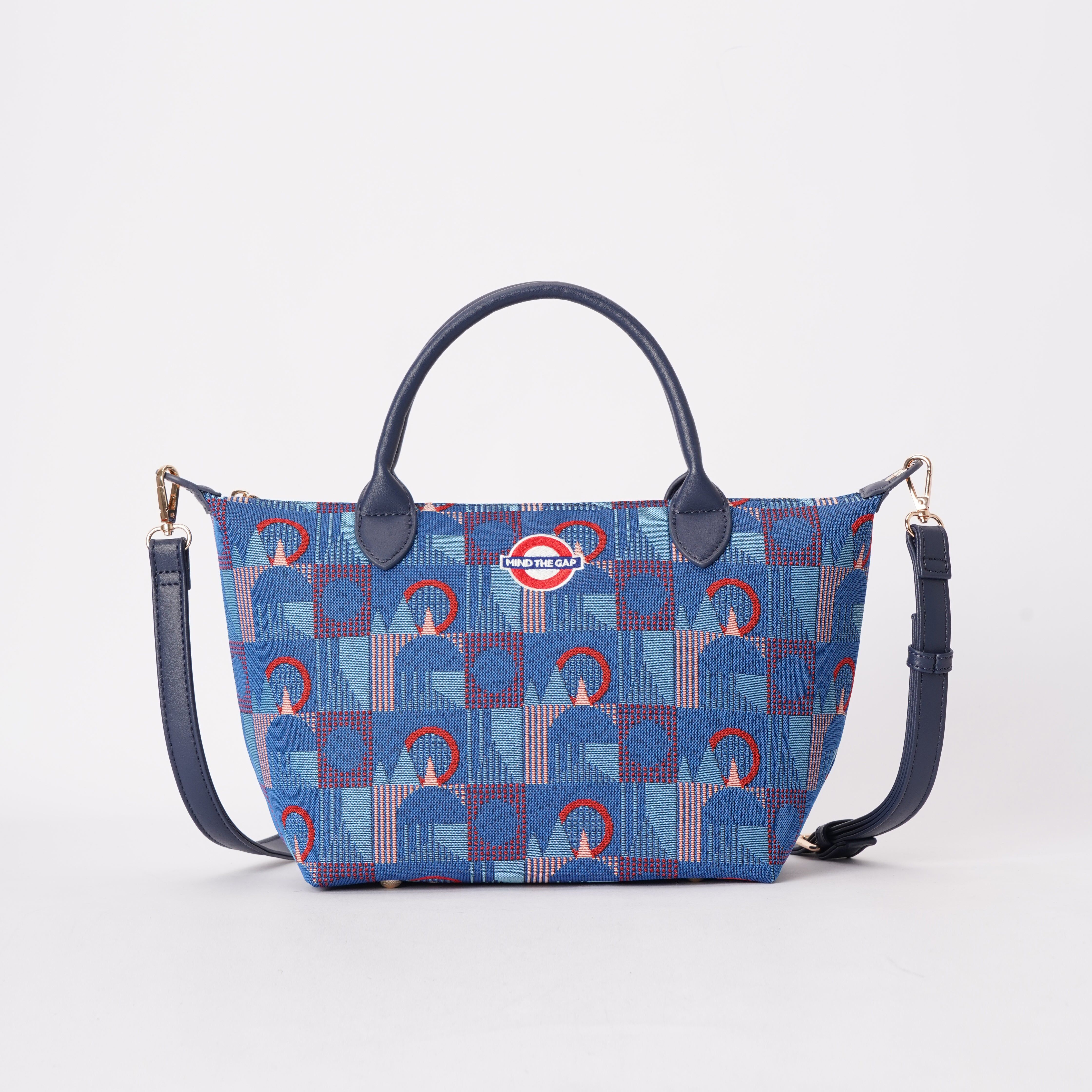 Signare London - Grab Handbag TFL Piccadilly Moquette Mind the Gap