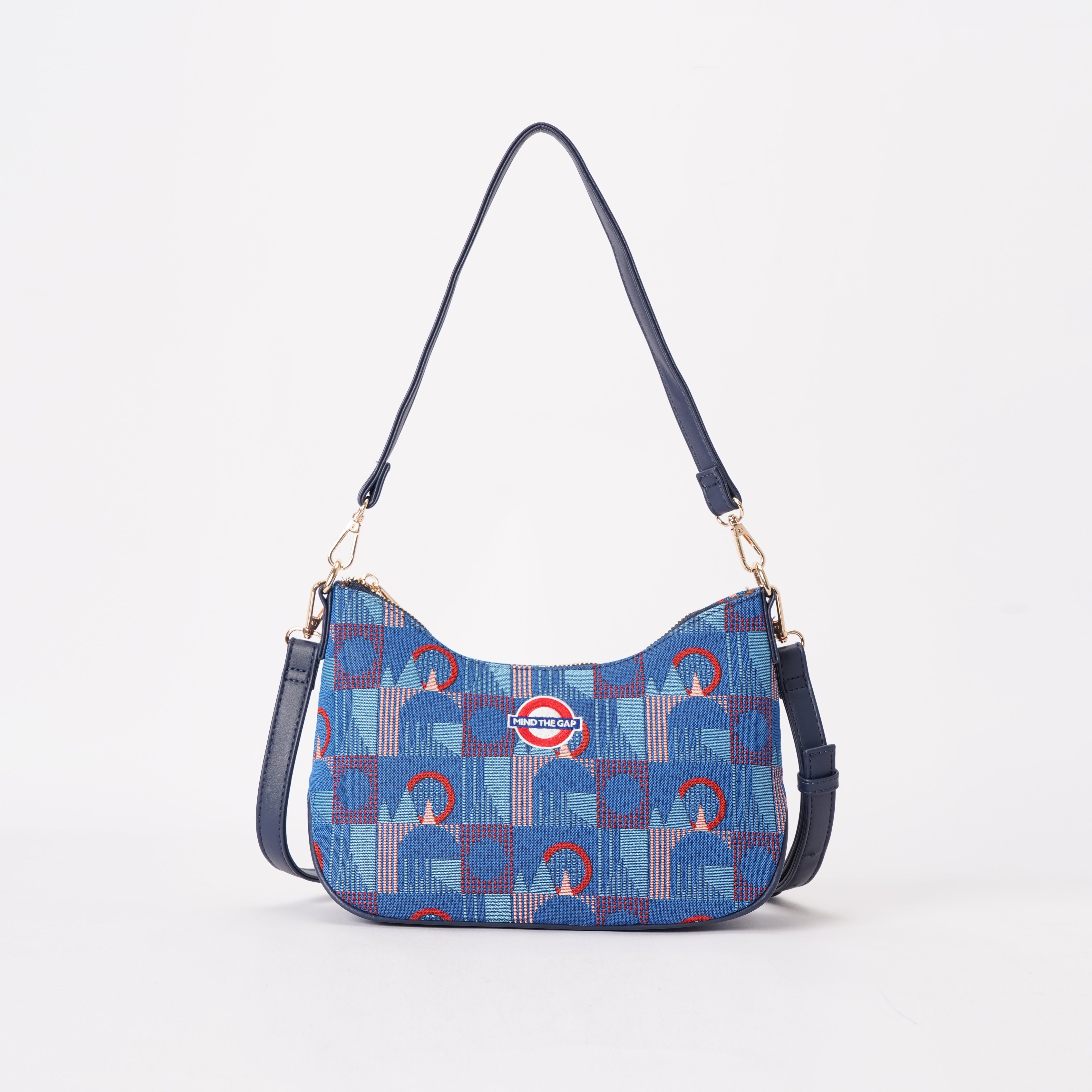 Signare London - Moon Handbag TFL Piccadilly Moquette Mind the Gap