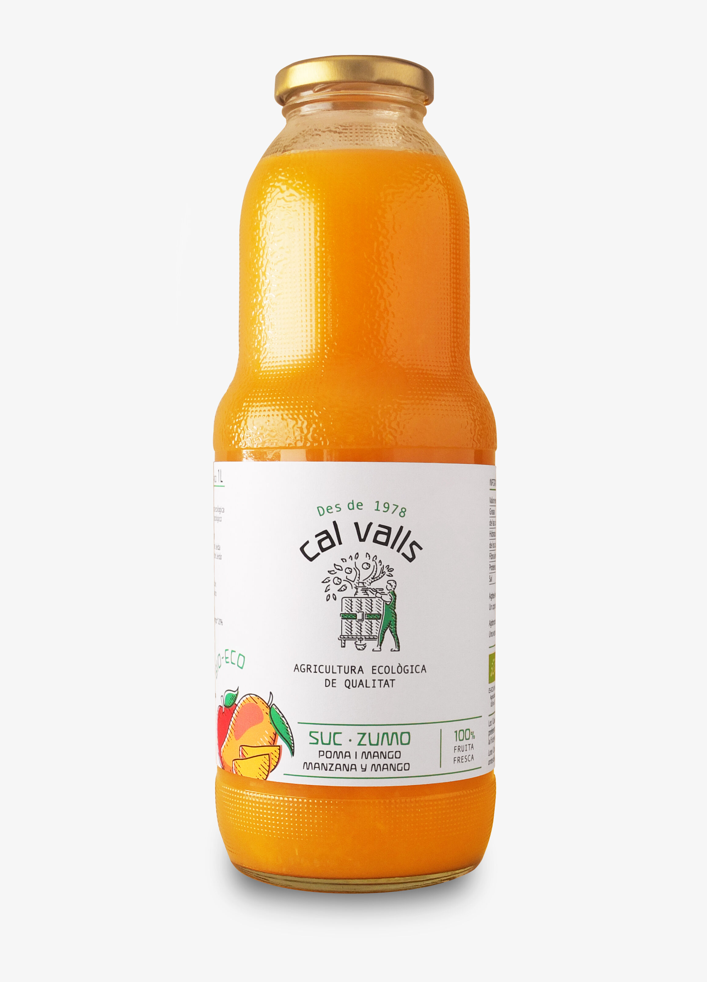 Organic Mango and Apple Juice 1L