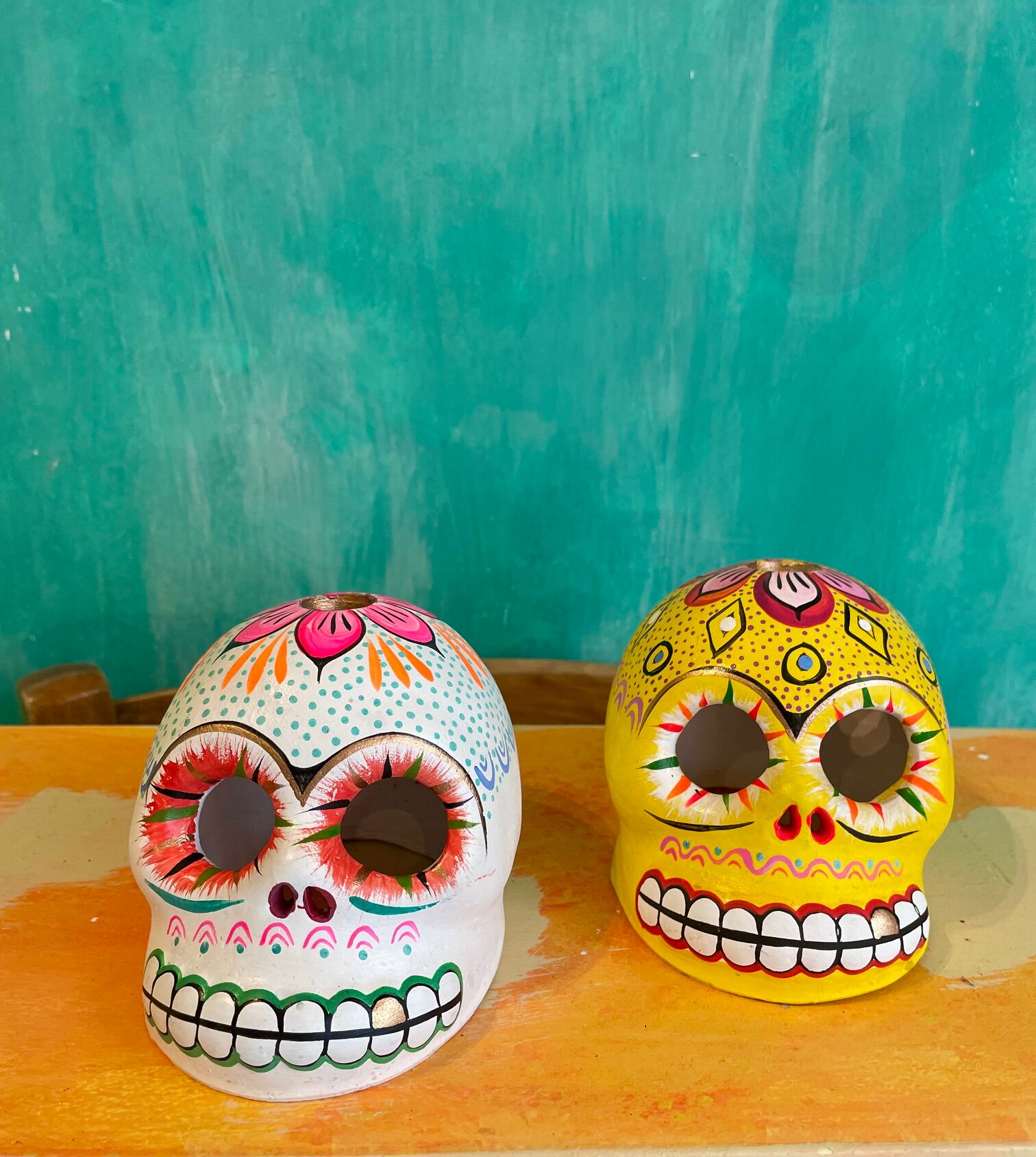 Calavera Alebrije Mexicana - Decoración hecha a mano para el Día de Muertos