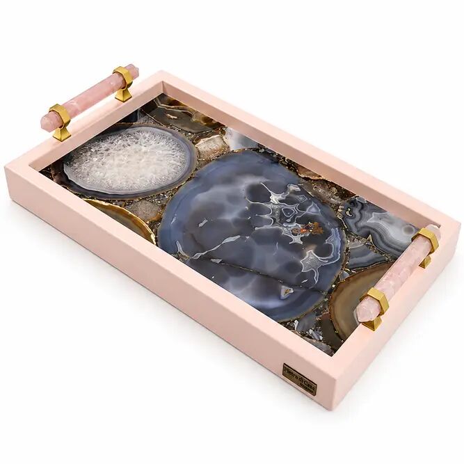 PAPA NANI Tray - Rose and Agate - M