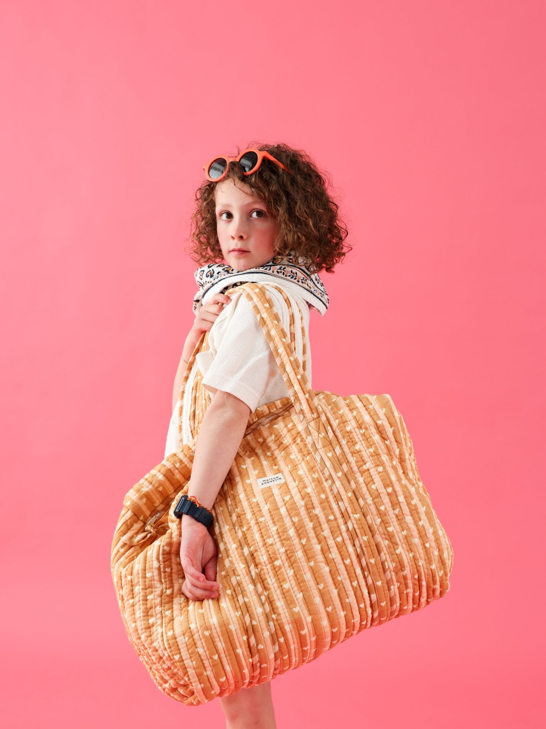 Sac week end Love Beige